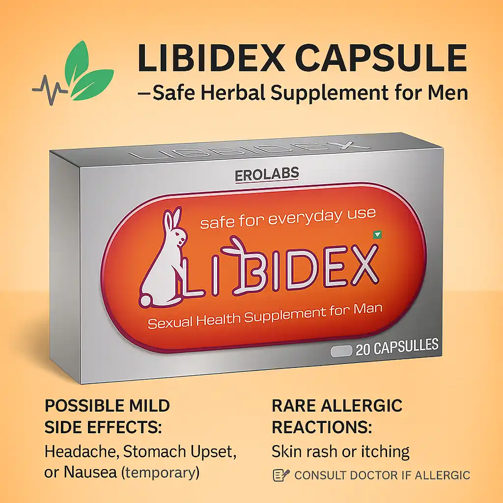 లిబిడెక్స్ క్యాప్సూల్ సైడ్ ఎఫెక్ట్స్ – తెలుసుకోవాల్సిన ముఖ్యమైన విషయాలు లిబిడెక్స్ క్యాప్సూల్ సైడ్ ఎఫెక్ట్స్ – తెలుసుకోవాల్సిన ముఖ్యమైన విషయాలు